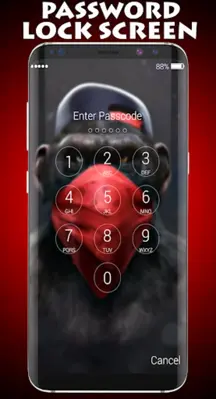 Monkey Lock Screen Wallpaper android App screenshot 6